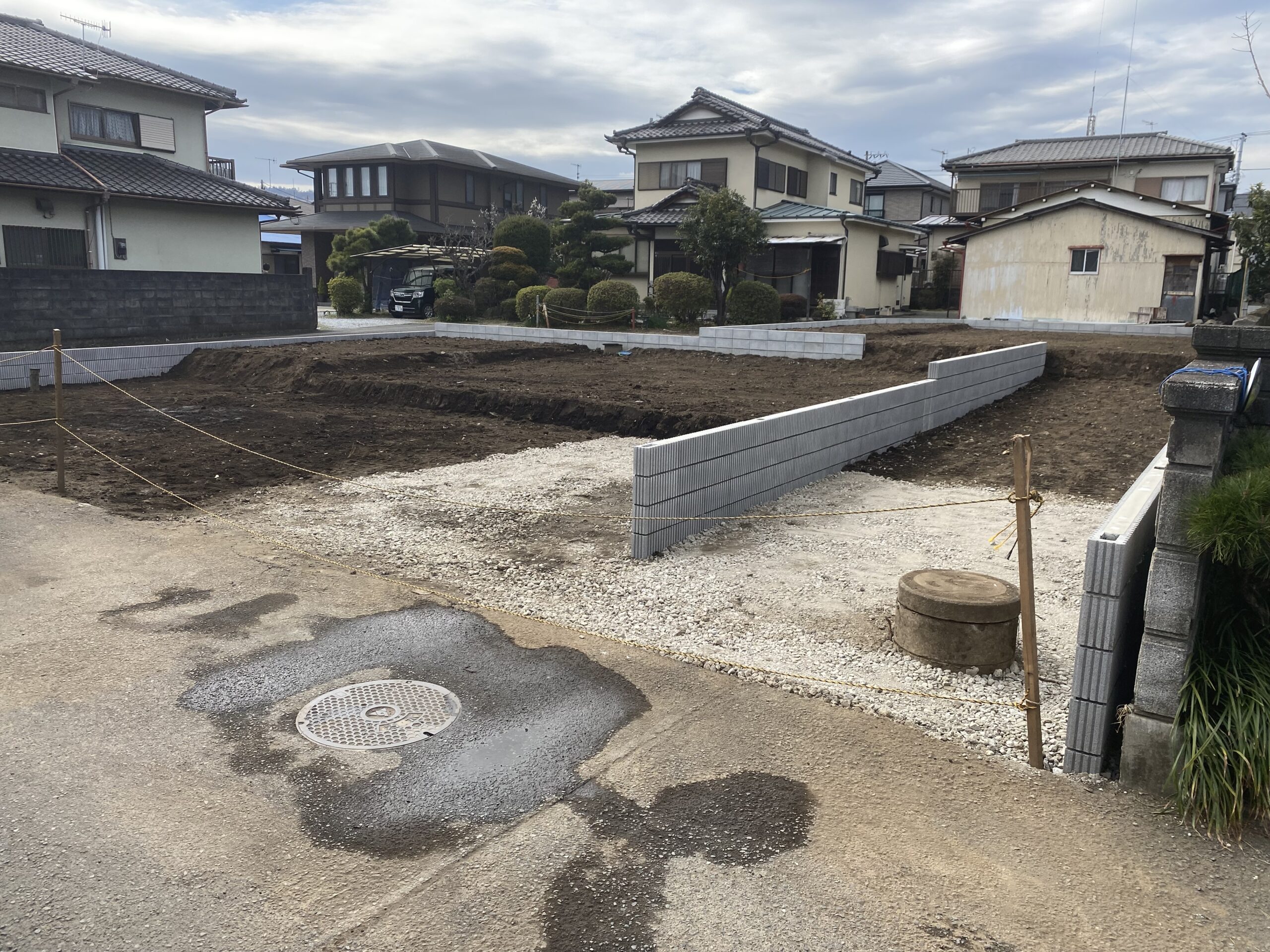 神奈川県秦野市にて造成工事を行いました。